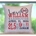 Sports - Birth Announcement Pillow